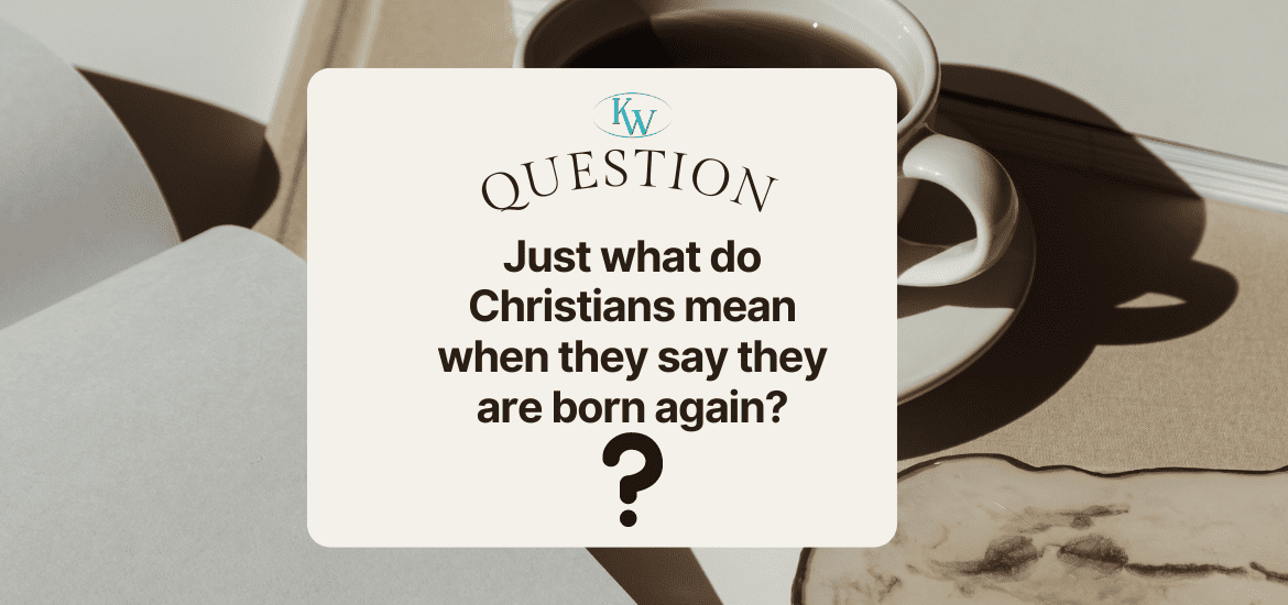 What Does Born Again Mean Why do Christians say you must be born again