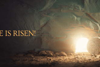 Easter He is Risen Empty Tomb Victorious King
