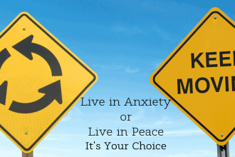 Like it or not, you have a decision to make. Choose peace or choose anxiety - One takes discipline, the other takes a devastating toll.