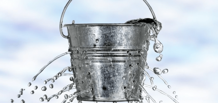 It's futile to try to fill a person's bucket if it's full of holes